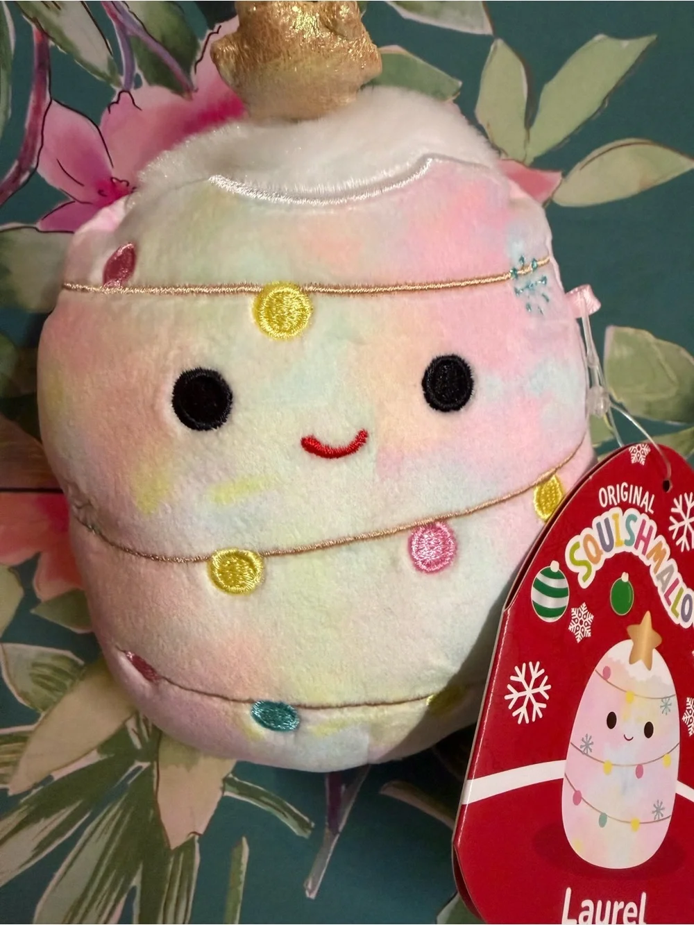 Squishmallows Laurel Christmas Tree 4” Plush NWT Holiday Limited Release